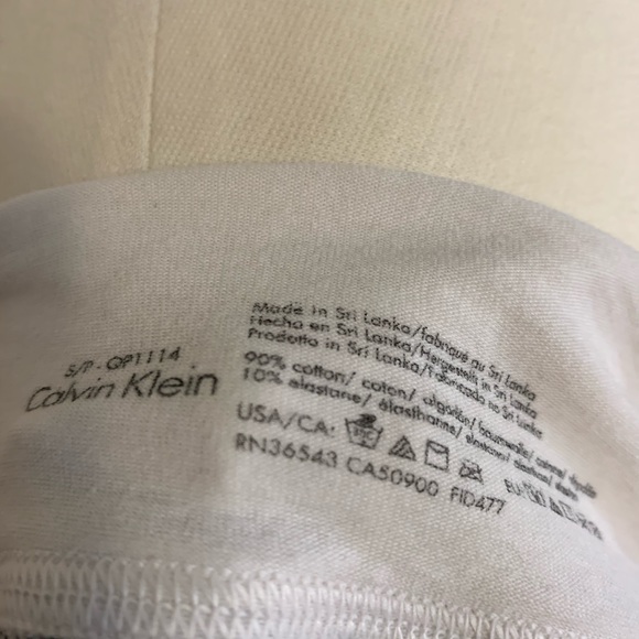 SOLD CALVIN KLEIN 2 cotton/sports bras black white - Picture 6 of 6